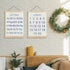 1 20 12x16 Set 2Blue Supwhd Classroom Wall Decor, Numbers and Alphabet Educational Wall Art Poster, Alphabet ABC