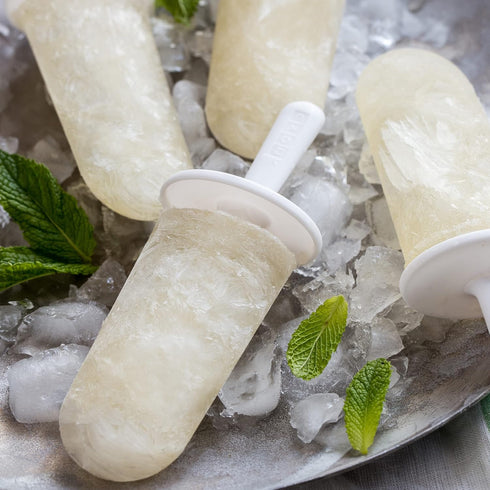 Zoku Classic Pop Molds, 6 Easy-release Popsicle Molds with Sticks and Drip-guards