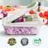 Mueller Pro-Series 10-in-1 Vegetable Chopper, 8 Blade Cutter, Dicer, Egg Slicer with Container, French Fry Cutter, Home