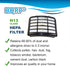 HQRP Filter Kit for Shark Navigator Lift-Away NV350 NV351 NV352 NV355 NV356 NV357 NV358 UV540 Series