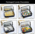 Metal Rectangular Empty Hinged Tins Tin Containers Empty Metal Tins Box Small Empty Tins with Lids Rectangular Hinged Tins Mini Portable Box Containers for Storage Candies Jewelry Crafts by Ouligay