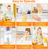 Portable Mini Blender, Personal Blender for Shakes and Smoothies, USB Rechargeable 15 OZ Mini Fruit Juice Mixer