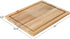 Glad Acacia Wood Cutting Board with Juice Grooves, Reversible Solid Butcher Block and Charcuterie Tray