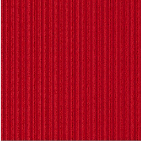 Solid Design Non-Slip Rubberback Area Rug, 2x4 Indoor/Outdoor for Entryway, 2' x 4', Red