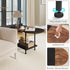 2-Tier Coffee Tables, Modern Center Table with Storage Shelf, Table for Living Room, Modern Two-Tone Design (Mixed
