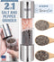 Eparé 2 in 1 Salt and Pepper Grinder Combo - Manual Dual Grinder for Kitchen Use, Stainless Steel