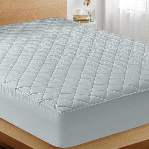 Utopia Bedding Quilted Fitted Mattress Pad (Full), Mattress Protector Elastic Fitted Cover, Machine Washable Topper