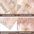 Happy 13th Birthday Door Banner Backdrop Decorations for Girls, Pink Rose Gold 13 Birthday Party Supplies