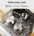 KOCH SYSTEME CS 2QT Stainless Steel Saucepan with Lid, Premium Induction Pot, Easy to Clean