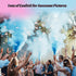 4 Pack 2 2 POPUPARTY Gender Reveal Confetti Powder Cannon | Pink & Blue - Confetti and Powder Poppers | Ideal for Baby