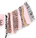 YOUAME Girls Leopard Print High Chair Banner - Wild One High Chair Decors, Pink Jungle Party Cheetah ONE Year Birthday