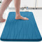 Buganda Bathroom Rug Mat 24x16, Extra Soft Peacock Blue Bath Mats, Non-Slip, Machine Washable for Floor