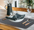 Webake Placemats Silicone Table Mats Set, Washable Kitchen Place Mat, Heat Resistant Waterproof Insulation Mats 16 x 12
