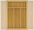 JoyJolt Bamboo Expandable Drawer Organizer for Kitchen Utensils, Adjustable Cutlery Tray with 4-6 Slots