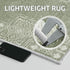 NICETOWN Green Kitchen Rug Runner - 2x6 Washable Non Slip Vintage Rug Runner for Hallways Bedroom Laundry