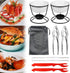 Crab Leg Cracker Tool Butter Warmers for Seafood Crab Leg Crackers Crab