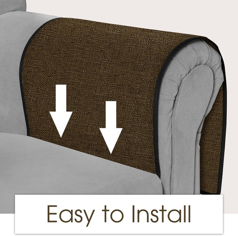 Joywell Armchair Caddy for Couch, Remote Control Holder, Non Slip Organizer with 6 Pocket Storage for Tablet, Phone