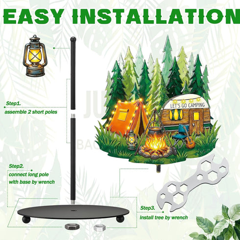Countertop Chunful Camping Paper Towel Holder Let's Go Camping Kitchen Bathroom Decor Vbs Decorations Rustic Campfire