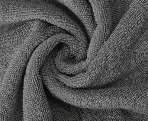 Set 600 6 100% Set Set Oakias Premium Towel GSM Piece Grey - Ring Spun Cotton Highly Absorbent Towels - Super Soft