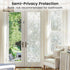 rabbitgoo Decorative Stained Glass Window Film, Sun Blocking Clings, Renter-Friendly Frosted Window Sticker