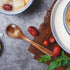 Sevensun Small Wooden Teaspoon - 6pcs Serving Wooden Utensils for Cooking, Daily Use
