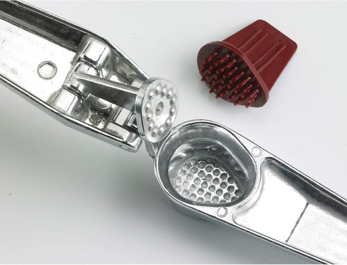 6.25 1-Inches, 1906 Fantes No-Peel, Self Cleaning Garlic Press, x the Italian Market Original since