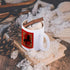 3dRose Zodiac Horse Chinese New Year Mug, Red, Gold, Black, 15 oz, White