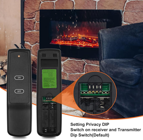 Gas Fireplace Remote Control Kit for Millivolt Valve Appliances, Compatible with Skytech, Ambient, Majestic, and More,