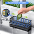Rustproof Metal Sink Caddy with Detachable Dish Cloth Holder - Black