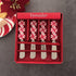 Set 4 Supreme Housewares Peppermint Candy Cheese Spreaders, Hand-Painted Resin Handles with Stainless Steel Blades