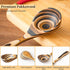 Gudamaye Pakkawood Deep Soup Ladles, 10.6 Inch Big Soup Ladle for Cooking, Wooden Spoon for Kitchen