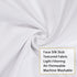Uptown White Valance Curtains 14 Inch Length, Faux Silk Light Filtering Rod Pocket Valance for Windows
