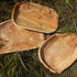 Top Plaza Wood Fruit Bowl, Storage Baskets for Bread, Fruit, Snacks, Unique Irregular Wooden Art Decor for Kitchen