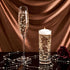 Tondiamo 24 Pcs Artificial Pearl String for Floating Candle, Faux Pearls Beads for Party Decoration
