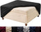 HFCNMY Stretch Square Ottoman Cover Knitted Jacquard Ottoman Cover Washable Square Ottoman Slipcover