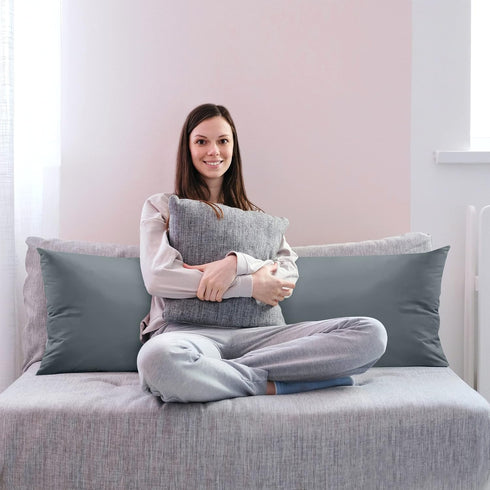 20 54 Inch), Utopia Bedding Full Body Pillow for Adults (Grey, x Long Pillow Insert for Sleeping, Ideal for Side