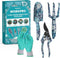 WORKPRO Aluminum Garden Tool Set, 4PCS Heavy Duty Hand Tools with Box, Includes Trowel, Rake, Pruner, Garden Gloves