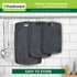 Plastic Cutting Boards Set of 3 for Kitchen, Juice Grooves, Easy Grip Handle, BPA-Free, Non-Porous, Dishwasher Safe