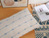 14 24 NUYECY Boho Long Lumbar Pillow Covers x Blue,Classic Stripe Pattern Cotton Decorative Long Lumbar Pillow Case