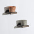 Set 2 5Inch Freezing point Small Floating Shelves for Wall of Natural Wood Small Mini Wall Shelf Decor Plant Display