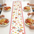 13x72 Inch Crawfish Boil Party Decorations - Crawfish Party Table Runner Decor, Seafood Boil Crayfish Table Decorations