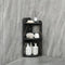 Black 3-Tier Small Corner Shelf Stand, Waterproof Bathroom Storage, Toilet Paper Storage,