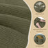 44x19x4 inch Rocking Chair Cushion - Plaid Corduroy Fabric, High-Density Sponge, Durable Comfort Non-Slip Bottom Tufted