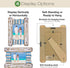 EXCELLO GLOBAL PRODUCTS Rustic Wooden Home Decor Picture Frame, 8.25x11.5 in, Fits Pictures 5x7 and 4x6 with Matte
