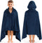 PAVILIA Fleece Hooded Towel for Kids, Soft Plush Beach Bath Towel, Absorbent