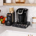 Mind Reader Coffee Pod Drawer and Cup Condiment Set, 2 Pcs., 36 Pod Capacity, Black