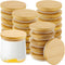 Sawysine 24 Pack Yogurt Jar Lids Set Compatible with Oui Yogurt Jars