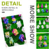 120 3D Set 3D Pieces Mini Printed Mini Animal - Gradient Animal Collection (Unicorn Pygmy Squirrel Wyvern)