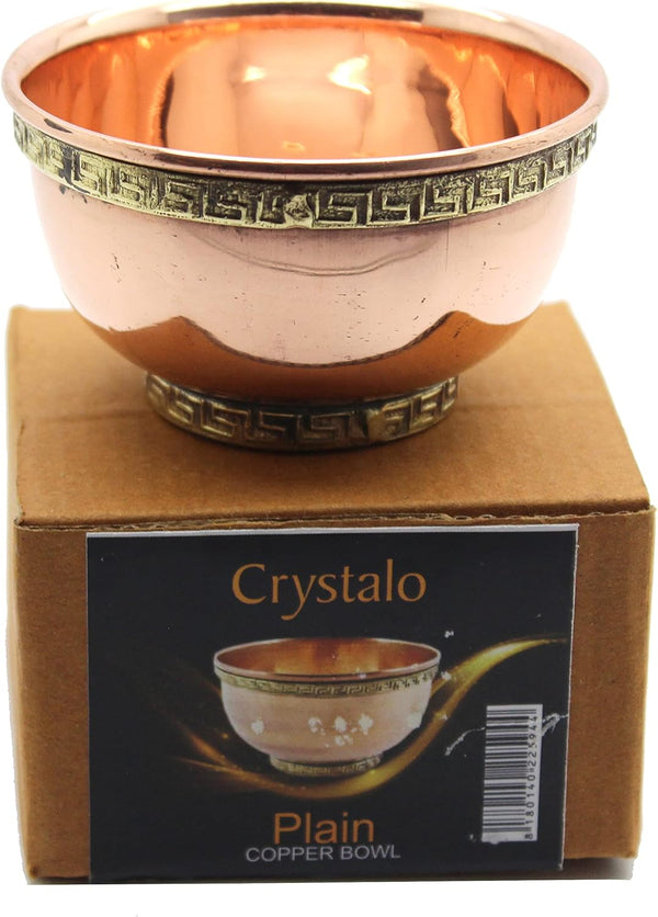 Copper Offering Bowl, 3 Inch Diameter, Great for Altar Use, Ritual Use, Incense Burner, Smudging Bowl, Decoration Bowl