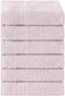 Ozdilek 6-Piece Washcloth Set 13x13 Towels 100% Turkish Cotton, Soft, Absorbent, Gentle